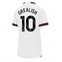 Manchester City Jack Grealish #10 Gostujuci Dres za Ženska 2023-24 Kratak Rukav